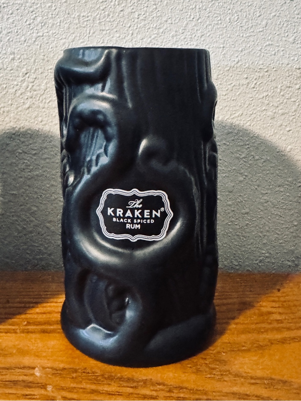 The Kraken Black Spiced Rum Limited Edition Ceramic Tiki Mug - Matte Black